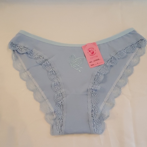 Lace Cotton Panties 6 Pair #006 - Picture 6 of 8